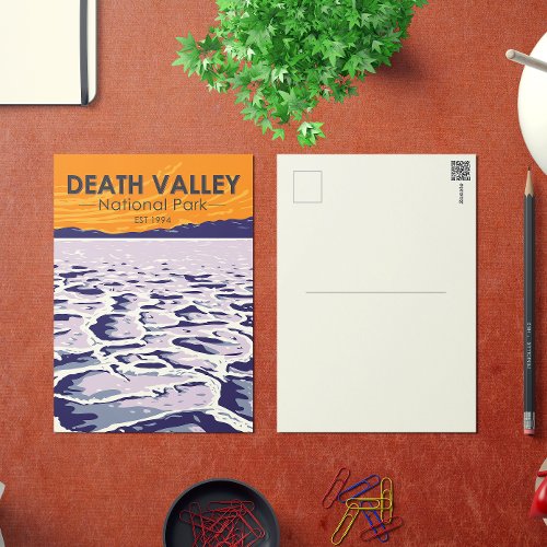  Death Valley National Park Vintage Postcard