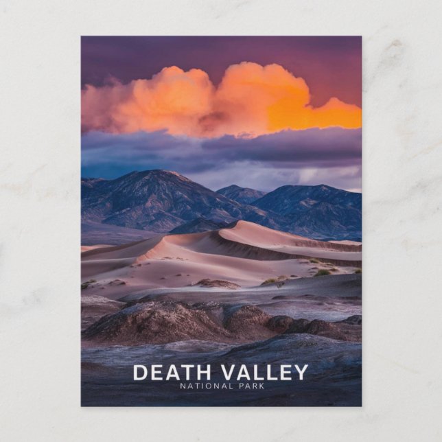 Death Valley National Park Vintage  Postcard (Front)