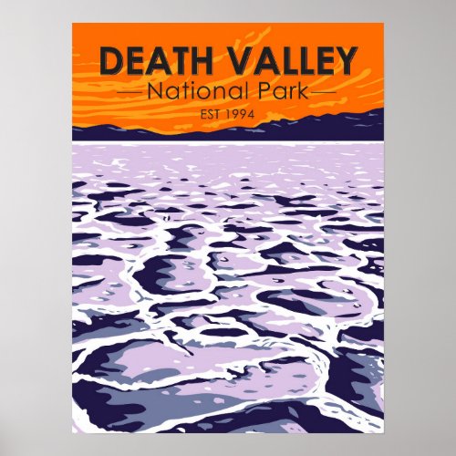 Death Valley National Park Vintage Poster