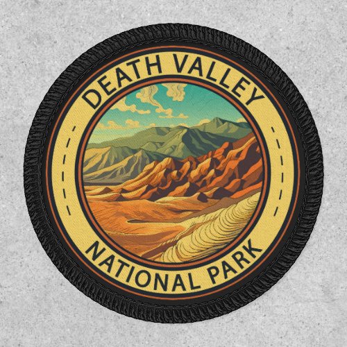 Death Valley National Park Vintage Travel Art Patch