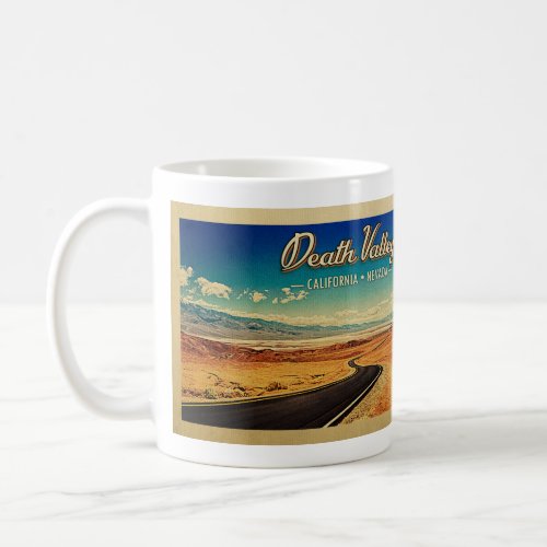 Death Valley National Park Vintage Travel Coffee Mug