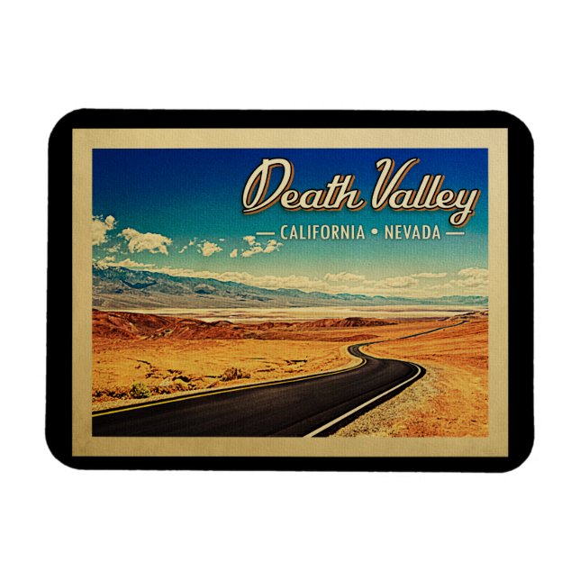 Death Valley National Park Vintage Travel Magnet (Horizontal)
