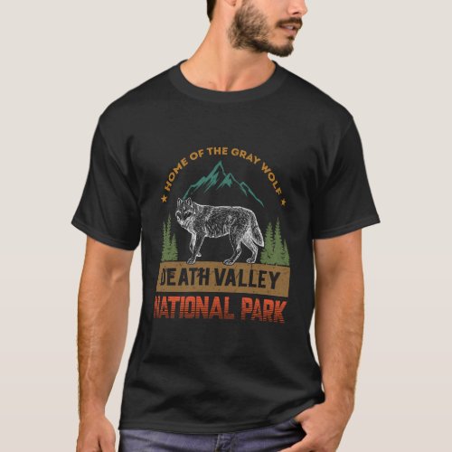 Death Valley National Park Wolf T_Shirt