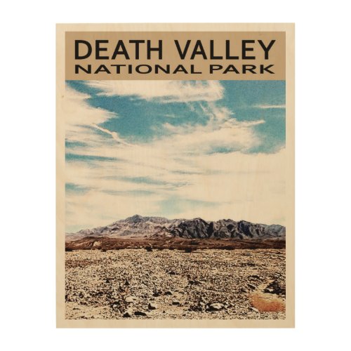 Death Valley National Park Wood Wall Decor