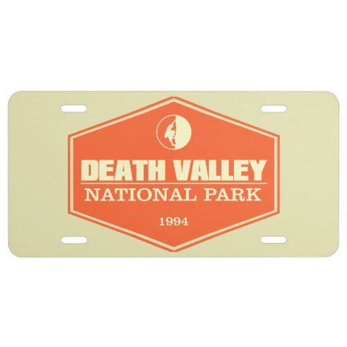 Death Valley NP 3 License Plate
