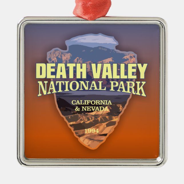 Death Valley NP (arrowhead) Metal Ornament (Front)