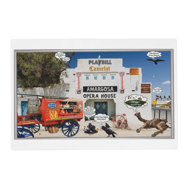 Death Valley Opera House placemat (Front)