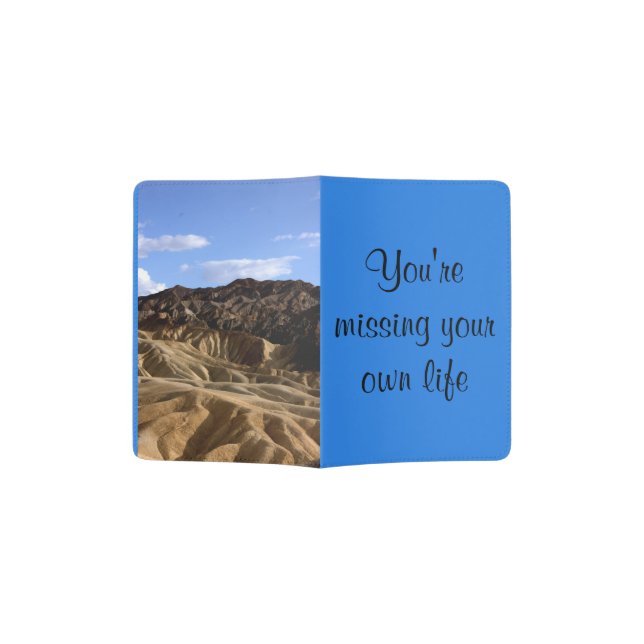 Death Valley Passport Holder (Opened)