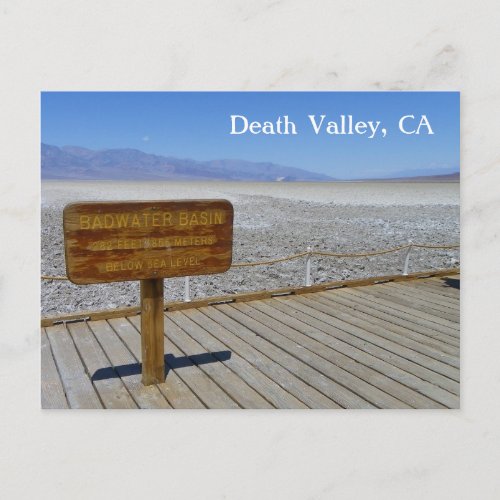 Death Valley Postcard Postcard