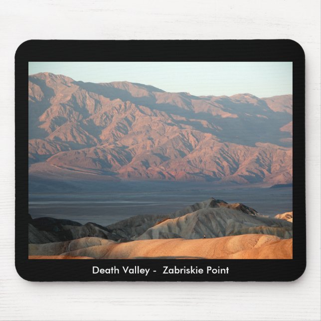 Death Valley -  Zabriskie Point Mouse Pad (Front)