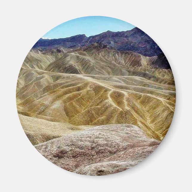 Death Valley Zabriskie Point Sand Desert Magnet (Front)