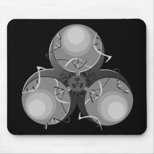 Death Virus Biohazard Mouse Pad