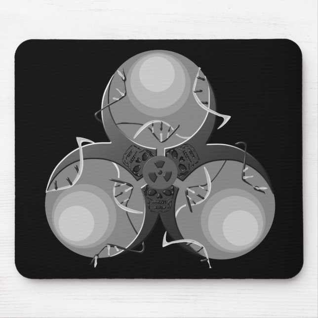 Death Virus Biohazard Mouse Pad (Front)