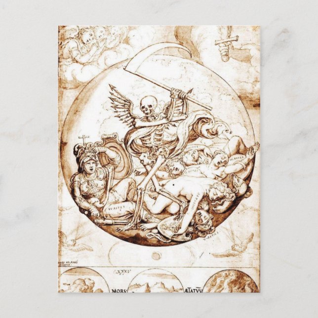 Death vs the World postcard (Front)