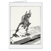 Death walking on stilts (Front)