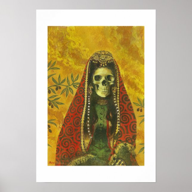 Death Witch Art Print (Front)