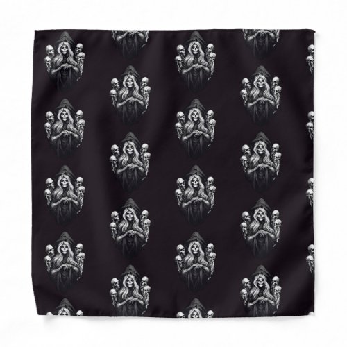 Death with skulls bandana