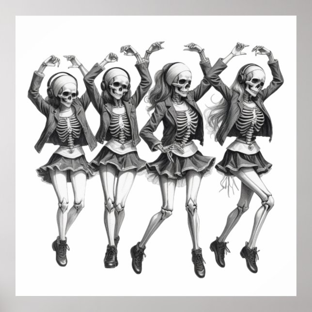 Death Women Dance Poster (Front)