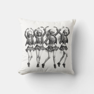Death Women Dance Throw Pillow