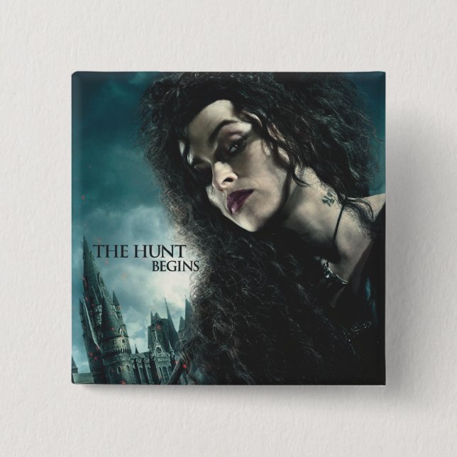 Deathly Hallows - Bellatrix Lestrange 2 Pinback Button (Front)