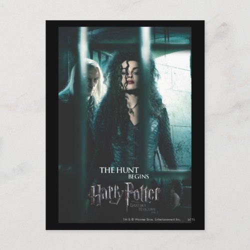 Deathly Hallows _ Bellatrix  Lucius Postcard