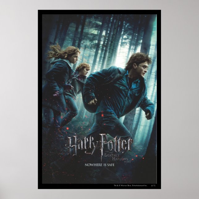 Deathly Hallows - Group Running 2 Poster (Front)