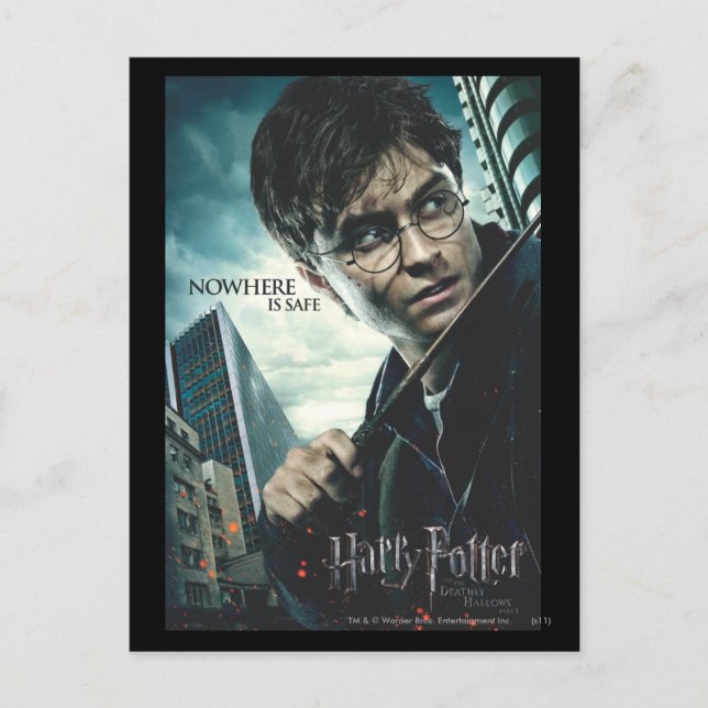 Deathly Hallows - Harry Postcard (Front)