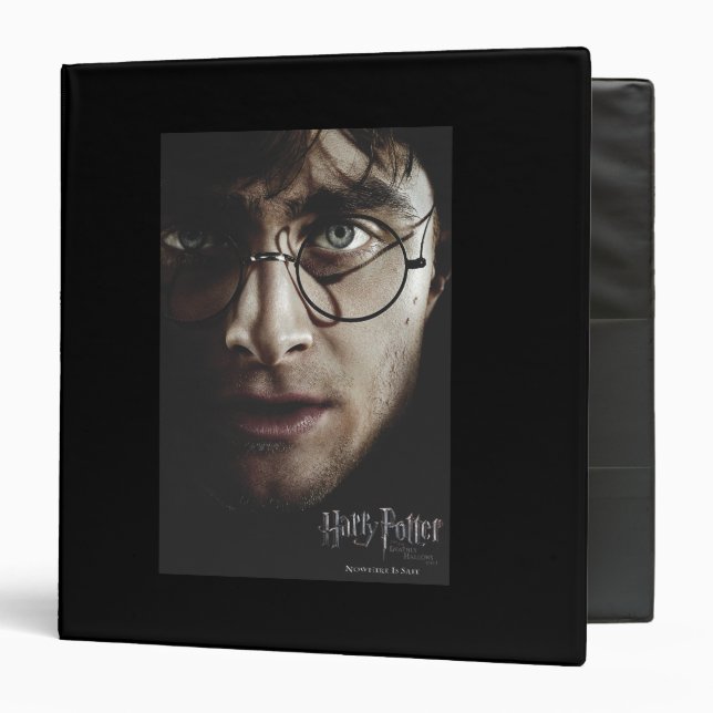Deathly Hallows - Harry Potter 3 Ring Binder (Front/Inside)