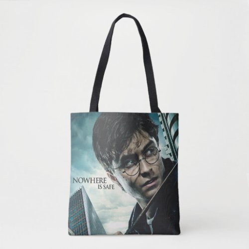 Deathly Hallows _ Harry Tote Bag