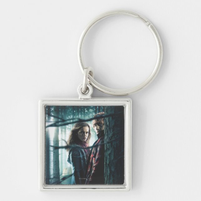 Deathly Hallows - Hermione and Ron Keychain (Front)