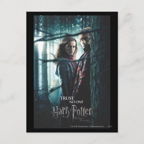 Deathly Hallows _ Hermione and Ron Postcard