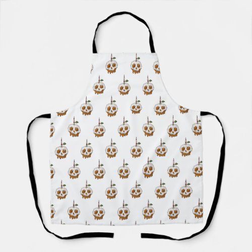 Deathly Sweet Caramel Apple Skull Apron