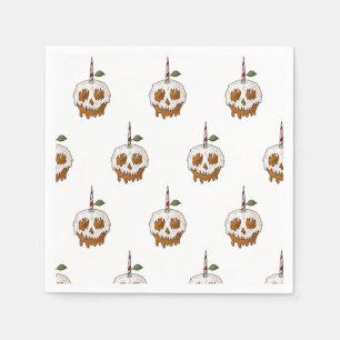 Deathly Sweet Caramel Apple Skull Napkins