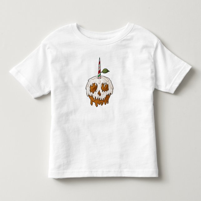 Deathly Sweet Caramel Apple Skull Toddler T-shirt (Front)