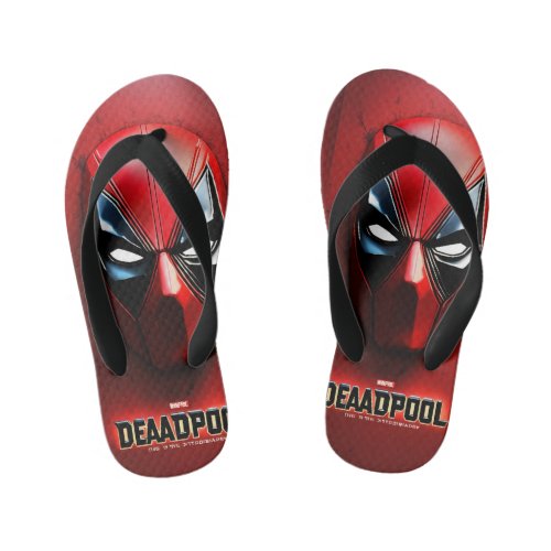 Deathpool sleepers  kids flip flops