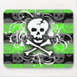 Deathrock Skull Mouse Pad