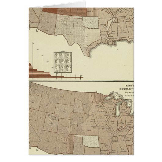 Deaths, diphtheria, digestive system cards (Front)
