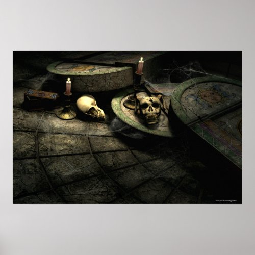 Deaths Domain Gothic Art Poster
