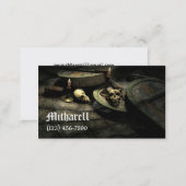 Deaths Domain Gothic Business Card (Front/Back)