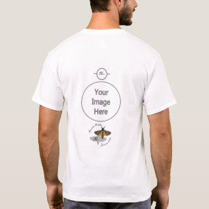 Death's Hawk Head Monogram T-Shirt