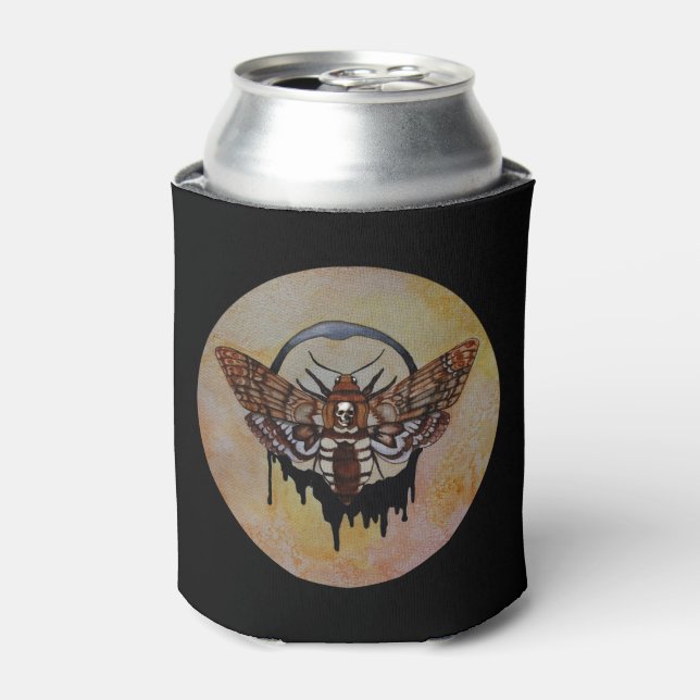 Death's Head Hawk Moth Can Cooler (Can Front)