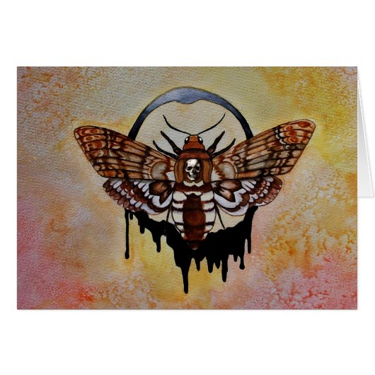 Death's Head Hawk Moth Cards (Front Horizontal)