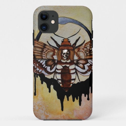 Deaths Head Hawk Moth iPhone 11 Case