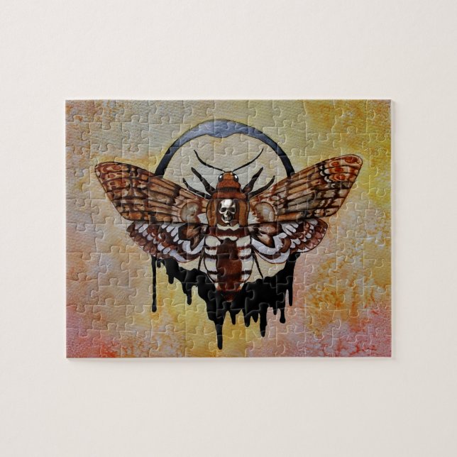 Death's Head Hawk Moth Jigsaw Puzzle (Horizontal)