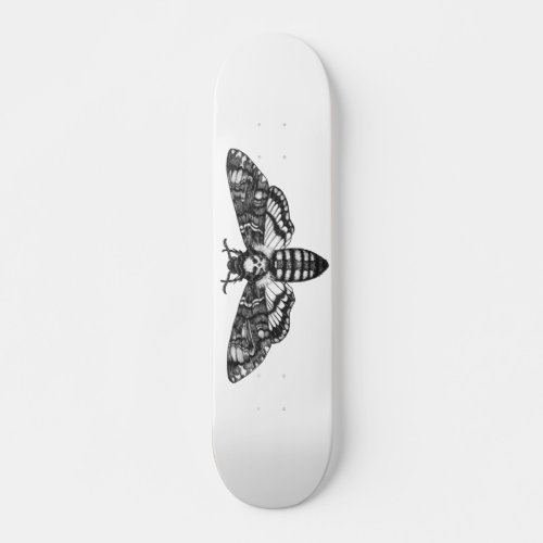 Deaths Head Hawkmoth Skateboard Goth Moth Skull