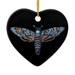 Death's Head Moth, aka Sphinx atropo moth Ceramic Ornament