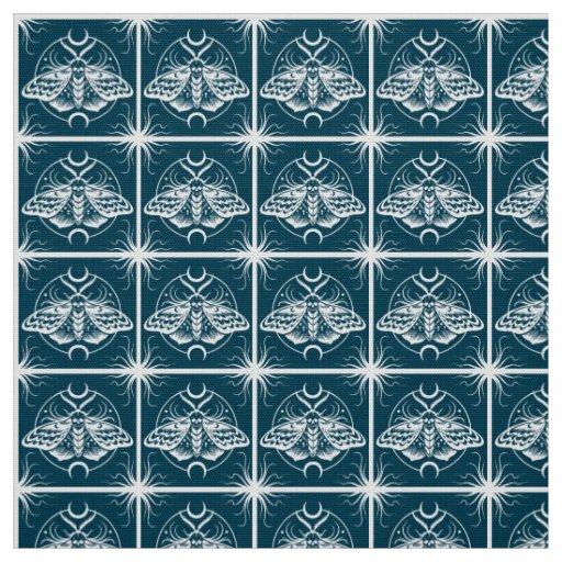 Death's Head Moth Fabric