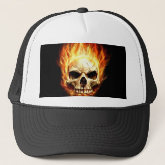 death's head trucker hat