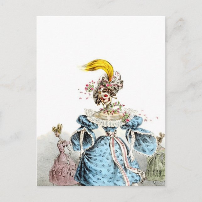 Death's Pneumonia Dress postcard (Front)