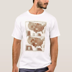 Deaths statistical map T-Shirt